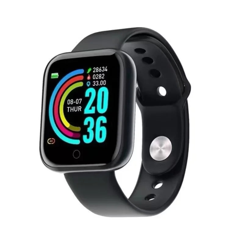 Smartwatch D20 - Relógio Inteligente y68 Esportivo Bluetooth Android/iOS - Com foto Na Tela