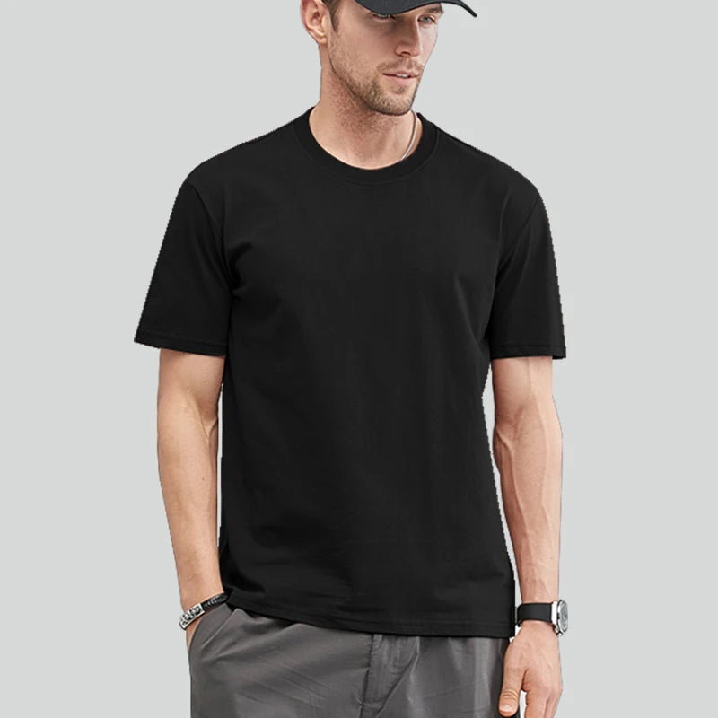 Boa qualidade t-shirts dos homens venda de verão algodão masculino tshirt feminino manga curta camiseta meninos básico simples topos menina oversize 5xl