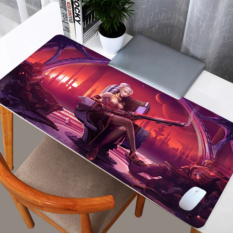 Paladins mouse pad 900x400 jogos acessórios computador teclado gamer projetado especificamente para e-esportes jogos mousepad 30x80