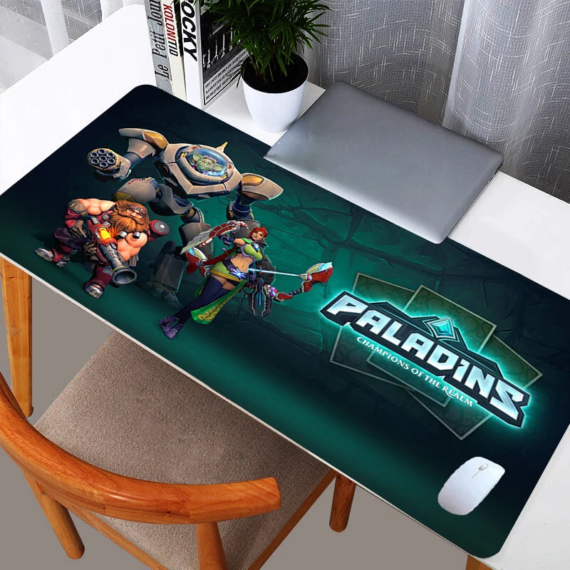 Paladins mouse pad 900x400 jogos acessórios computador teclado gamer projetado especificamente para e-esportes jogos mousepad 30x80