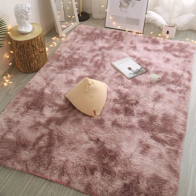 Tapete de pelúcia decoração da sala de estar crianças quarto tapete fofo para corredor antiderrapante tapetes de cabelo cabeceira projetos quarto tapete
