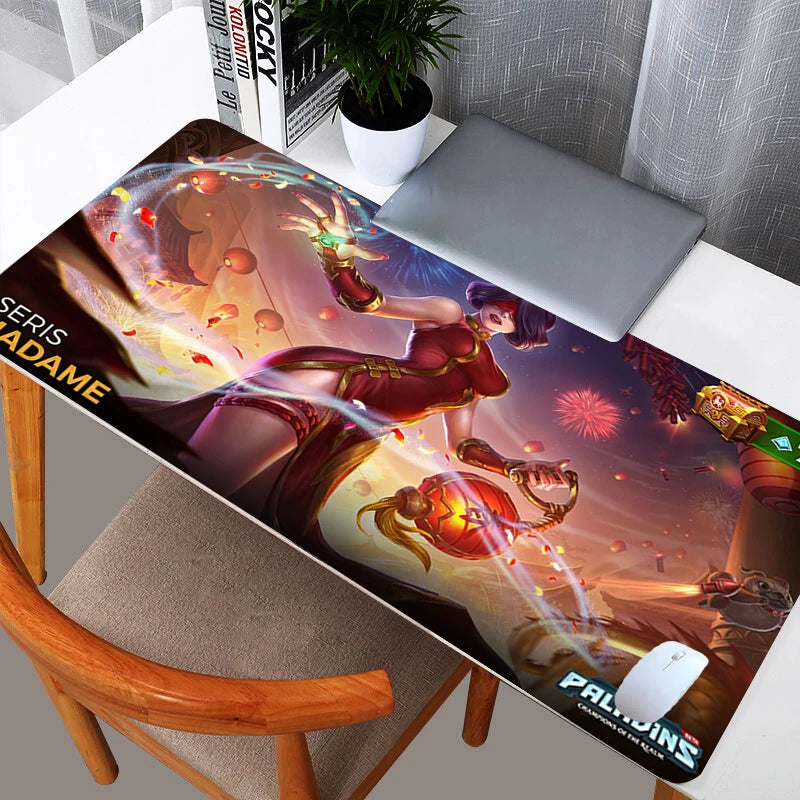 Paladins mouse pad 900x400 jogos acessórios computador teclado gamer projetado especificamente para e-esportes jogos mousepad 30x80