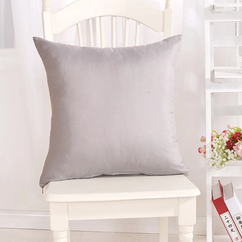 Ywzn doce cor fronha cor sólida lance fronha doce cor fronhas decorativas funda de almohada kussensloop