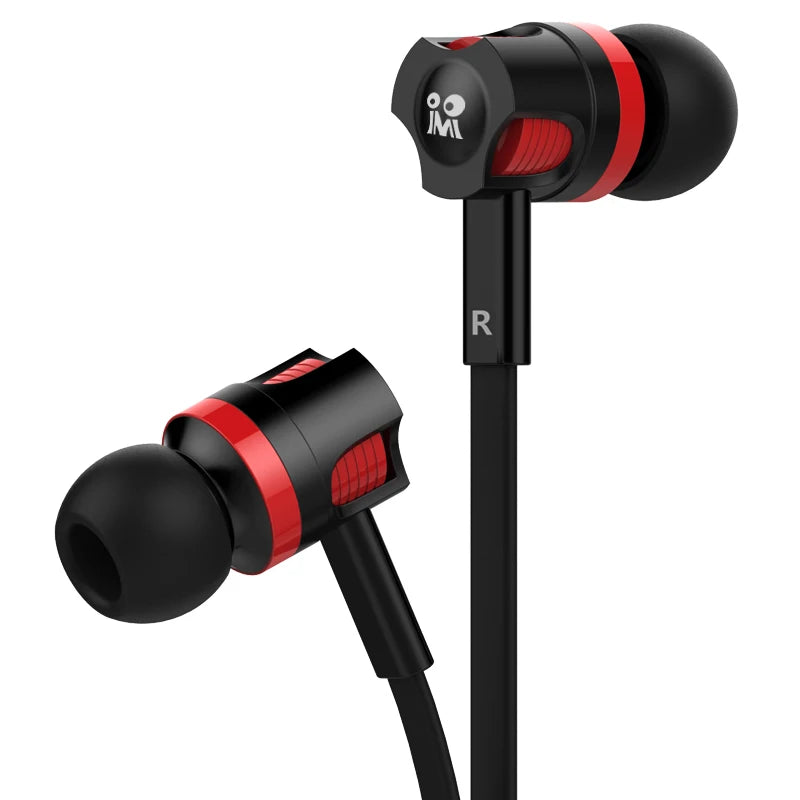 Fones de ouvido extra graves com fio fone de ouvido 3.5mm com microfone estilo macarrão наушники esporte fone para samsung