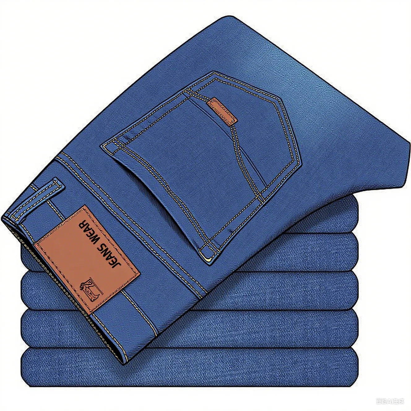 2025 moda masculina negócios jeans estilo clássico casual elástico fino ajuste jeans calças jeans masculino preto azul