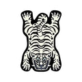 Vikama cartoon tigre tapete-durável e fácil de limpar decoração de casa sala de estar sofá mesa de café tapete de cabeceira para o quarto