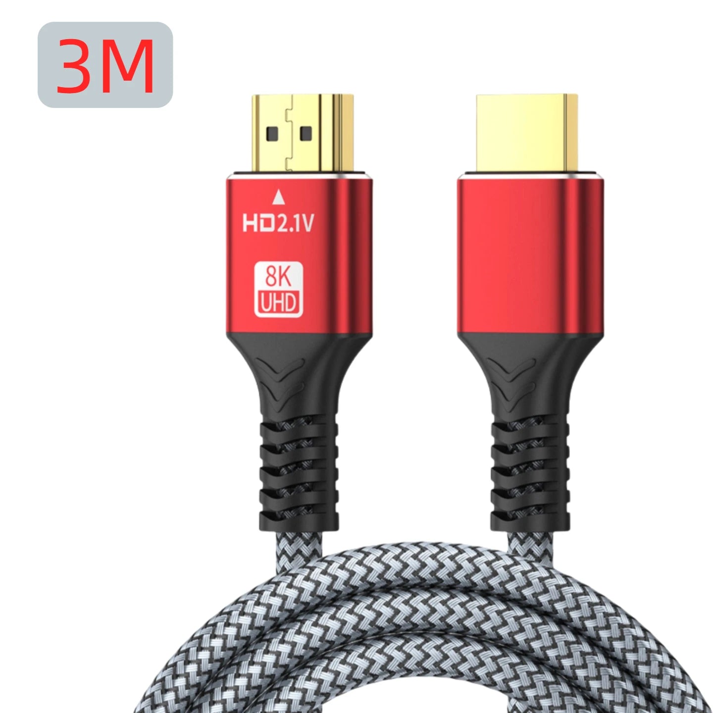 Uyellow 48gbps hdmi-cabo 8k 60hz 50cm 1m 2m 3m 5m hdmi-compatível 2.1 cabo 4k 120hz hdr 3d efeito vídeo para hdtv pc