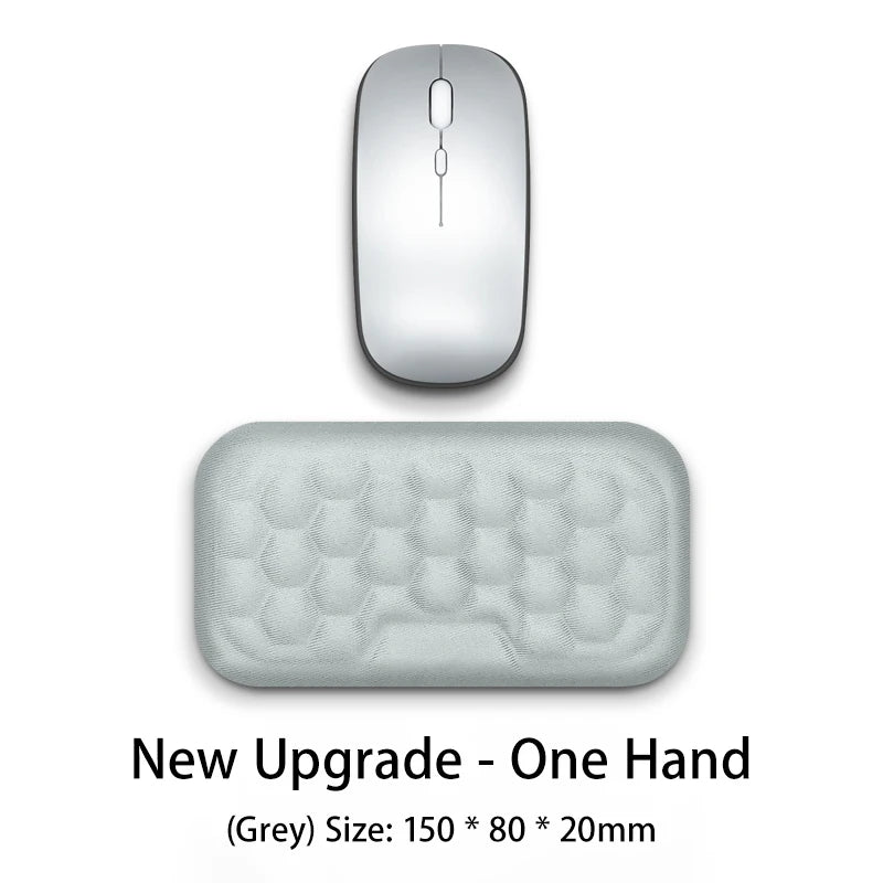 Conjunto de almofada de teclado de espuma de memória para computador de escritório laptop fácil digitação alívio da dor teclado descanso de pulso mouse pad computador mouse pad