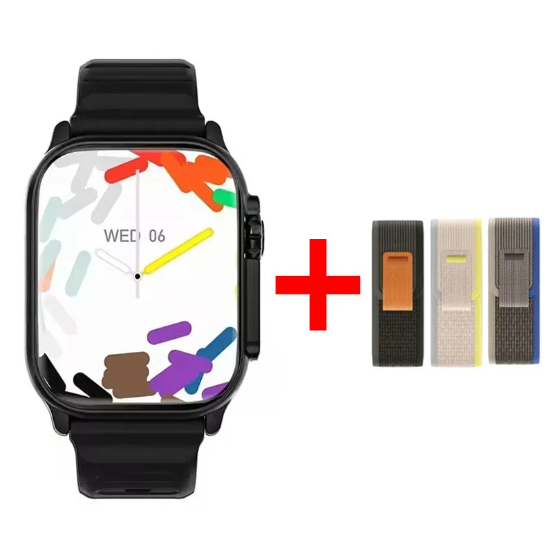 Relógio Inteligente Watch 10 Ultra 49mm 2026 Novo NFC para Homens e Mulheres com GPS, Chamadas Bluetooth, Música, Jogos e Carregamento Sem Fio