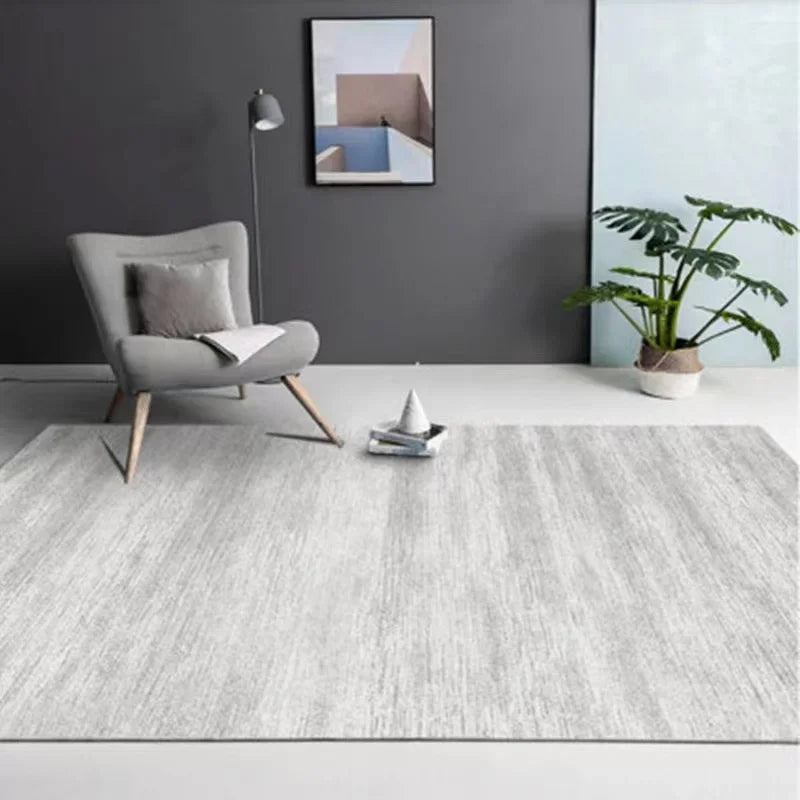 Moderno simples sala de estar decoração tapete grande área macia lounge tapete cinza nórdico para o quarto lavável anti-deslizamento tapete