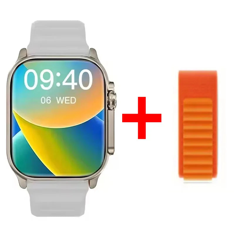 Relógio Inteligente Watch 10 Ultra 49mm 2026 Novo NFC para Homens e Mulheres com GPS, Chamadas Bluetooth, Música, Jogos e Carregamento Sem Fio