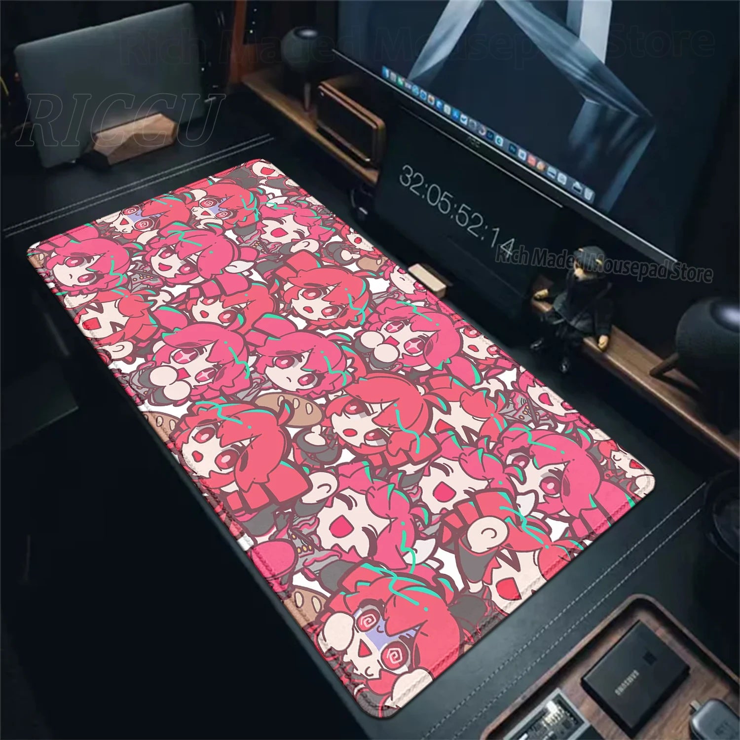 Bonito anime menina k-Kasane teto mousepad grande gaming mouse pad lockedge teclado do computador tapete de mesa pc gabinete tablepad xxl tapetes
