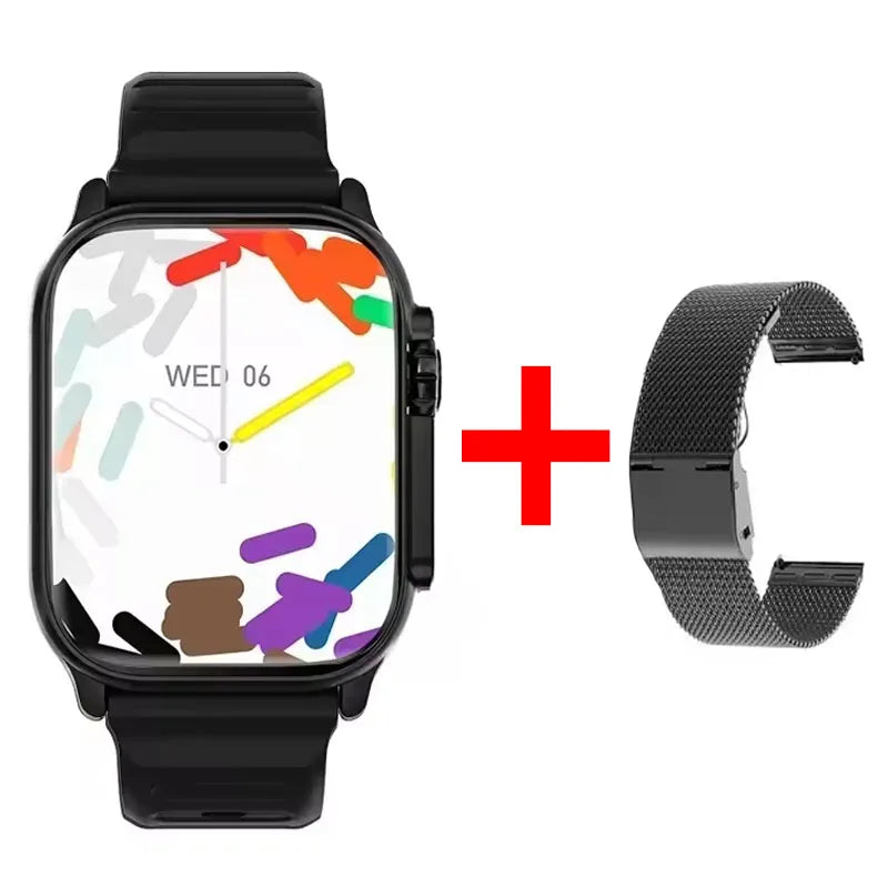 Relógio Inteligente Watch 10 Ultra 49mm 2026 Novo NFC para Homens e Mulheres com GPS, Chamadas Bluetooth, Música, Jogos e Carregamento Sem Fio