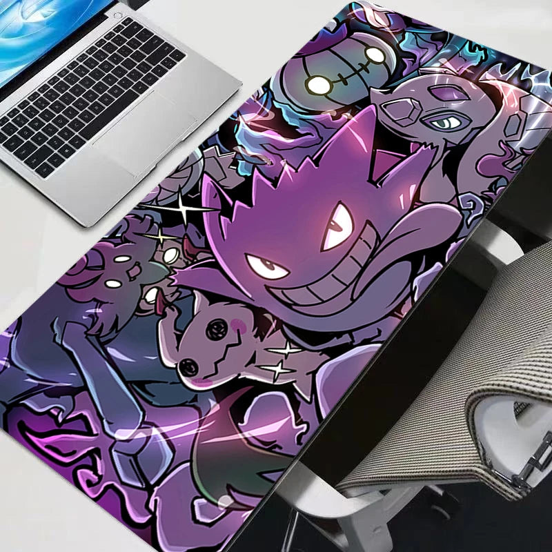 Mouse pad g-gengar computador portátil anime teclado mouse tapete grande mousepad teclados gamers decoracion tapete de mesa mouse pads