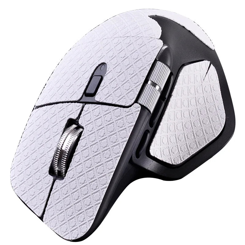 Para Logitech MX Master 4: Fita Antiderrapante Artesanal de Pele de Lagarto para Mouse Sem Fio, Adesivo que Absorve o Suor para MX Master 4