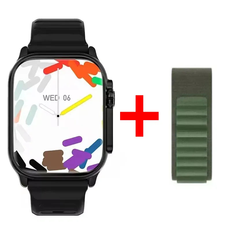 Relógio Inteligente Watch 10 Ultra 49mm 2026 Novo NFC para Homens e Mulheres com GPS, Chamadas Bluetooth, Música, Jogos e Carregamento Sem Fio