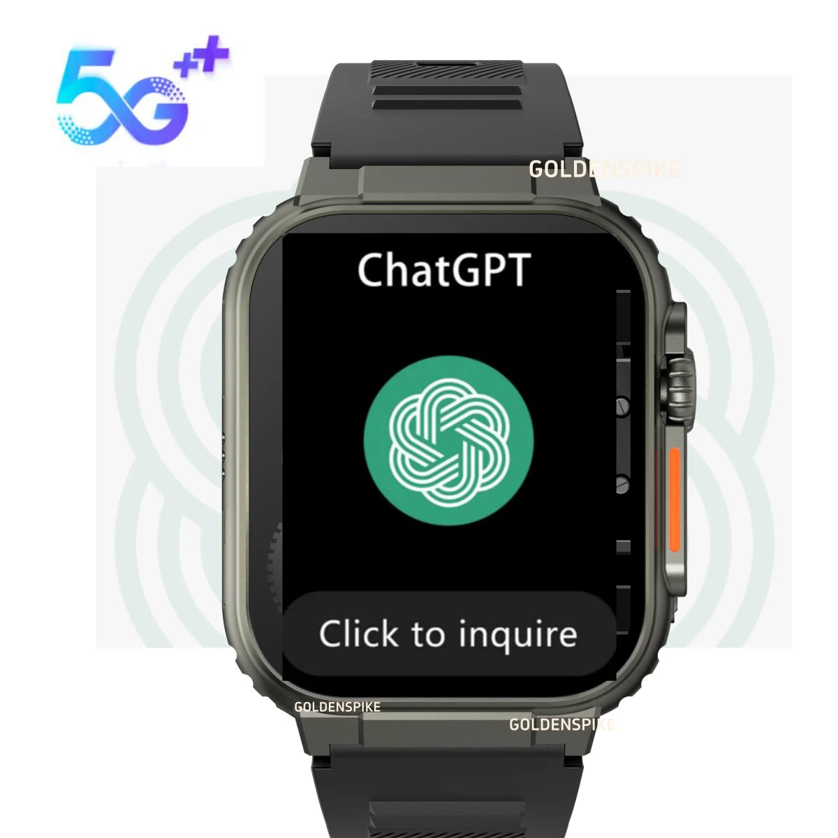 Microwear Ultra Ai3 Smartwatch 5G 180 °   Câmera rotativa Google Play GPS WIFI 2.2 polegadas Amoled HD Display 4G Chamando Smartwatch Masculino