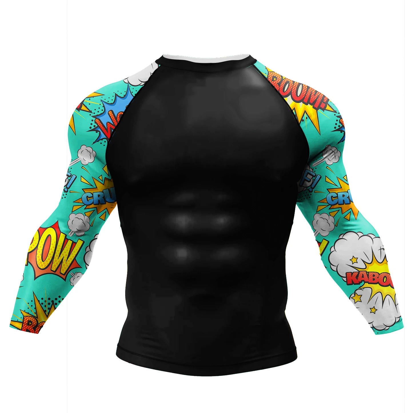 Cody Lundin Tattoo Camiseta de compressão de ginástica masculina sublimação manga longa Rashguard BJJ jiu jitsu camisa de boxe personalizada