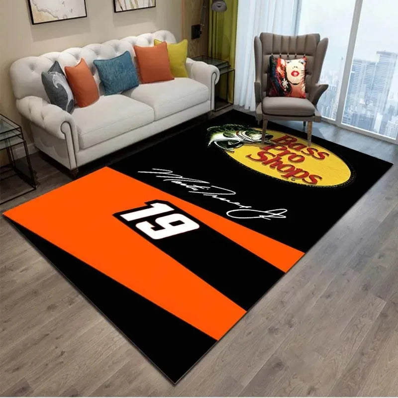 Série de pesca padrão tapete antiderrapante presente decoração para casa tapete macio para sala estar quarto sofá cozinha banheiro capacho