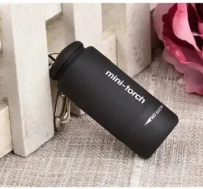 Led micro lanterna de bolso portátil usb recarregável chaveiro lanterna à prova dwaterproof água casa ao ar livre caminhadas acampamento lanterna