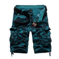 Novos Shorts Cargo Camuflados Masculinos Tamanho EUA 2026 - Estilo Militar Solto e Fresco para o Verão