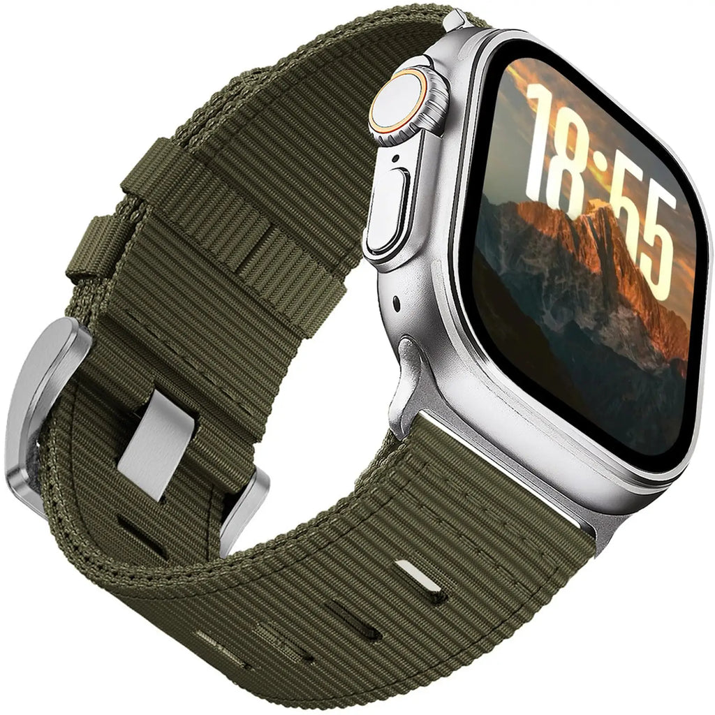 Pulseira esportiva de nylon para apple watch ultra 3 ultra 2 49mm 10 46mm 9 8 7 45mm pulseira de nylon iwatch série 6 5 4 se2 44mm
