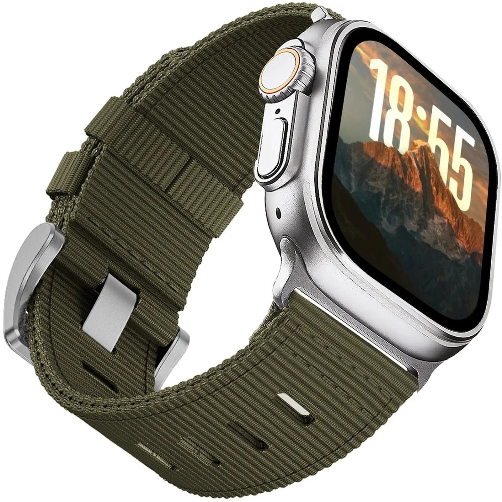 Pulseira esportiva de nylon para apple watch ultra 3 ultra 2 49mm 10 46mm 9 8 7 45mm pulseira de nylon iwatch série 6 5 4 se2 44mm