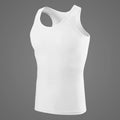 1/3 peça masculina quatro temporada cor sólida plus size colete confortável puro algodão juventude esportes e fitness topo base de meia-idade t