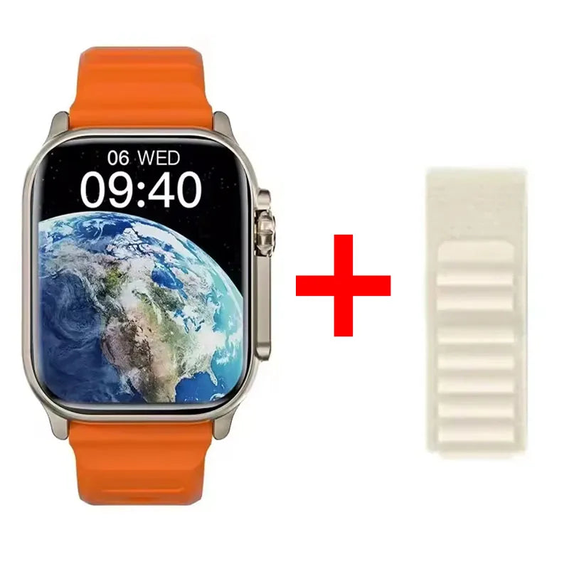 Relógio Inteligente Watch 10 Ultra 49mm 2026 Novo NFC para Homens e Mulheres com GPS, Chamadas Bluetooth, Música, Jogos e Carregamento Sem Fio