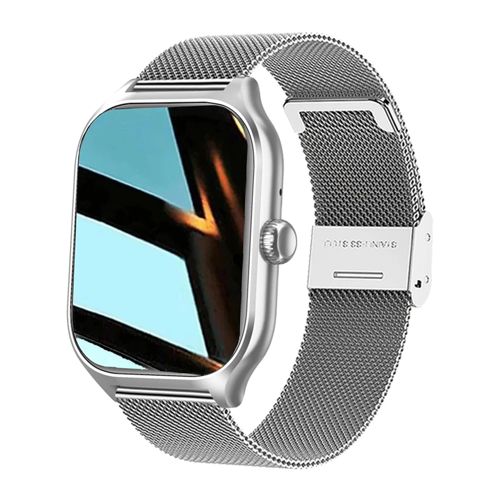 Relógio inteligente mais das mulheres dos homens mais tela de toque completa esportes fitness relógio bluetooth chamada android telefone digital multidial smartwatch