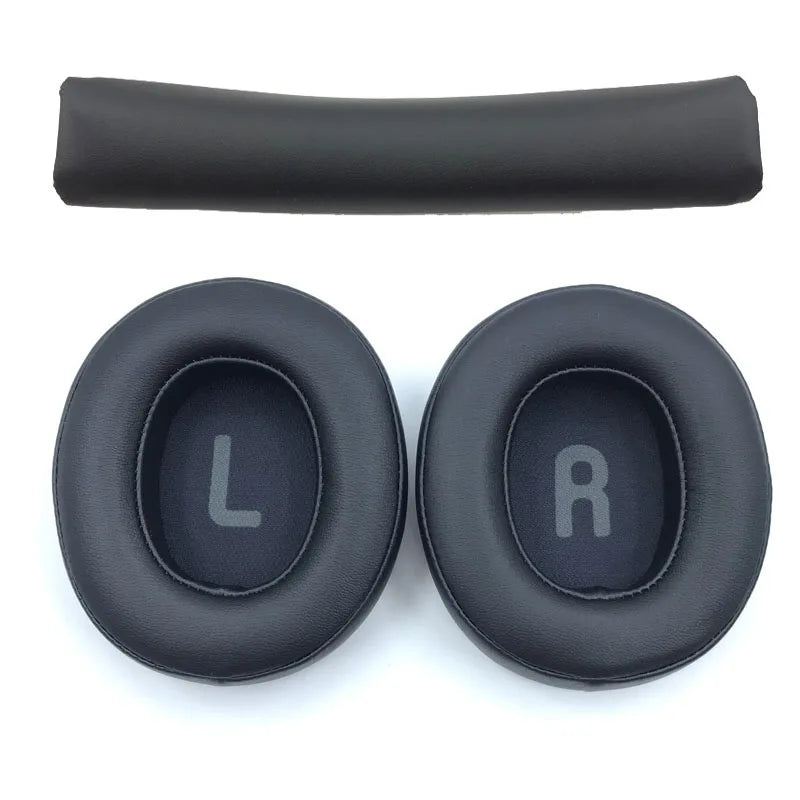 Almofadas e faixa de cabeça para fones de ouvido jbl tune 700bt, 710bt, 720bt, 750btnc, 760nc, 770nc, substituição de almofadas de ouvido