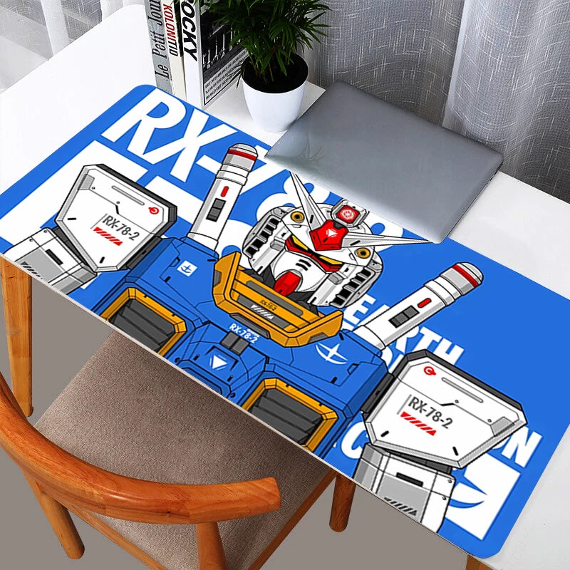 Mouse pads gundam mouse pad jogos grande dywan gamer teclado tapete de mesa mousepad xxl 900x400 para computador