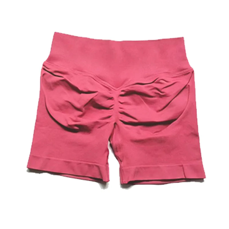 Shorts de impacto |   4.5 "fitness biker curto treino bottoms pilates correndo sem costura leggings ginásio mulher scrunch booty esportes shorts