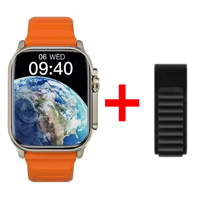 Relógio Inteligente Watch 10 Ultra 49mm 2026 Novo NFC para Homens e Mulheres com GPS, Chamadas Bluetooth, Música, Jogos e Carregamento Sem Fio