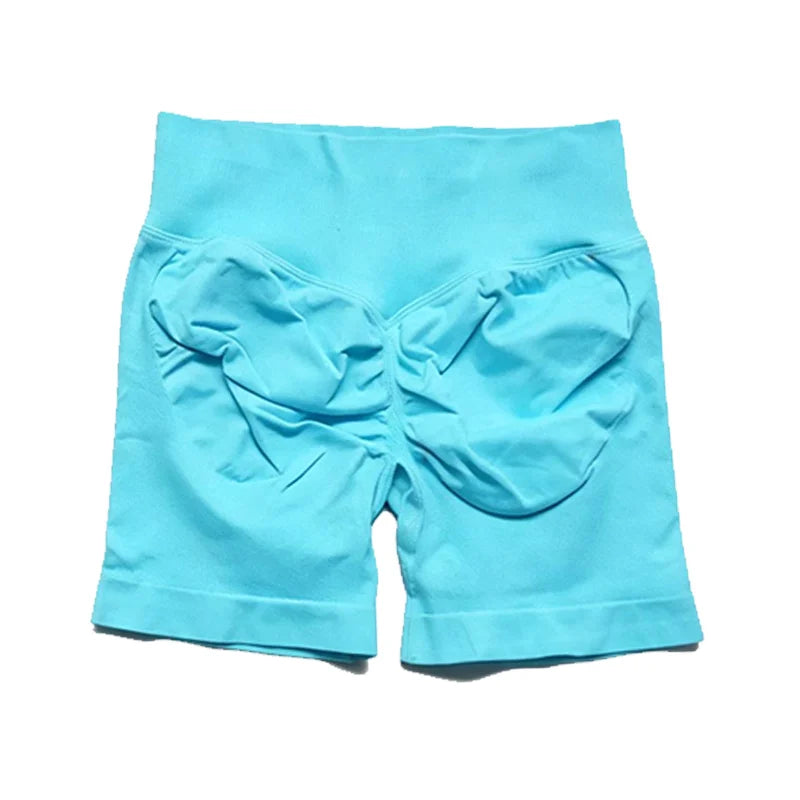Shorts de impacto |   4.5 "fitness biker curto treino bottoms pilates correndo sem costura leggings ginásio mulher scrunch booty esportes shorts