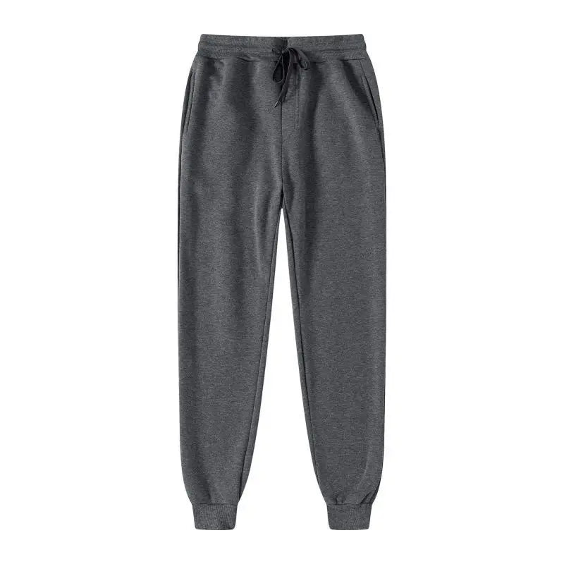 2026 novas calças esportivas casuais masculinas moda cor sólida calças soltas street wear outono/inverno lento correndo calças de fitness