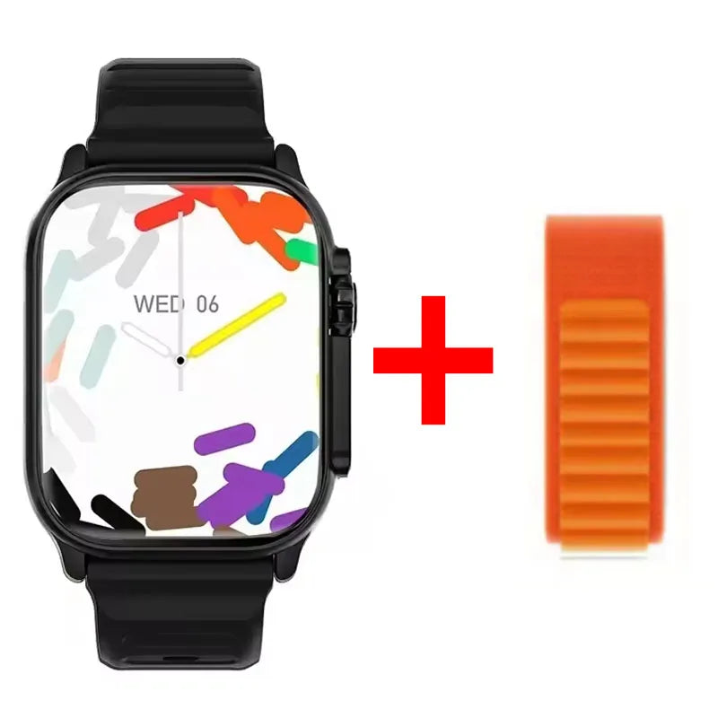 Relógio Inteligente Watch 10 Ultra 49mm 2026 Novo NFC para Homens e Mulheres com GPS, Chamadas Bluetooth, Música, Jogos e Carregamento Sem Fio