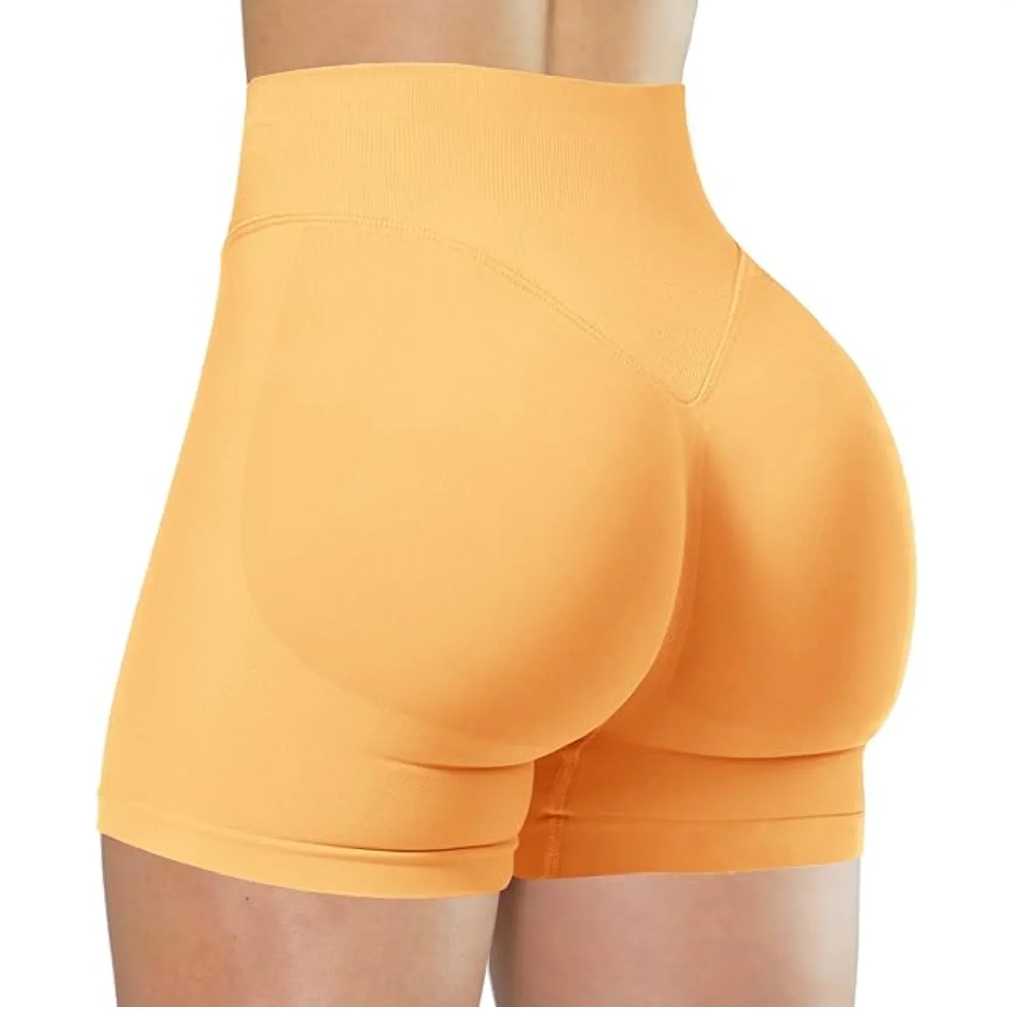 Verão cintura alta shorts de yoga para mulheres moda e sexy correndo calças de fitness cor sólida yoga leggings calças elásticas