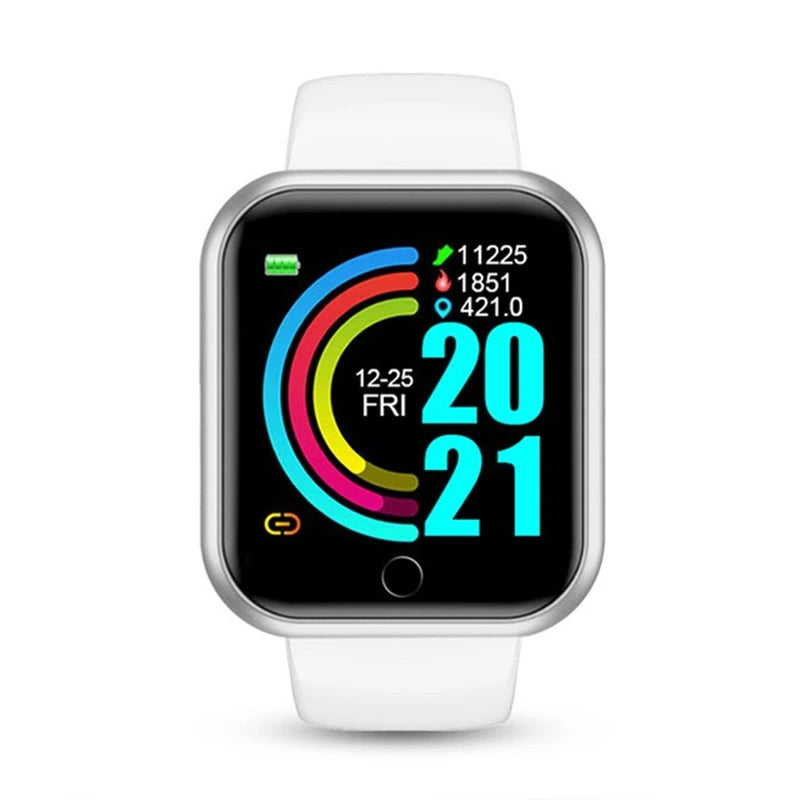 Novo relógio inteligente para homens relógio de pulso feminino fitness esporte pulseira bluetooth conectado telefone player controle música relógios digitais