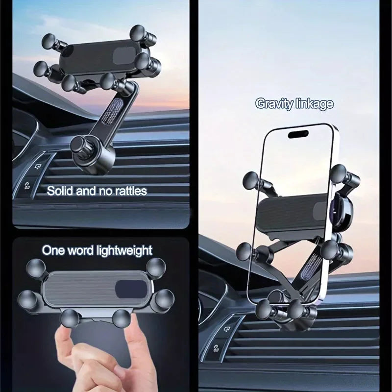 Suporte Smartphone Veicular Ar-Condicionado Articulado