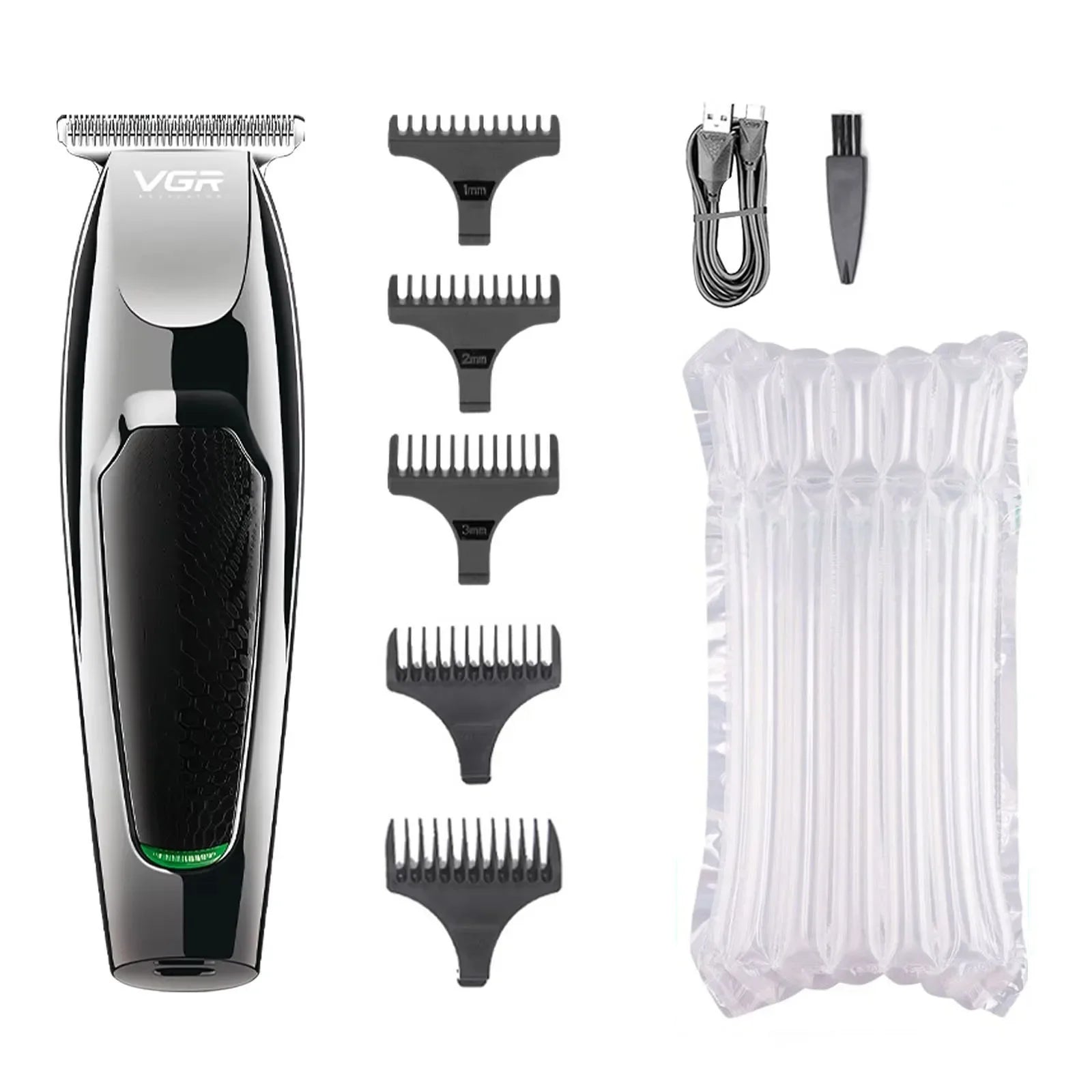 VGR máquina cortar cabelos aparador de pelos Profissional Máquinas de Corte de Cabelo Profissional de Barbeiro Máquinas Recarreg