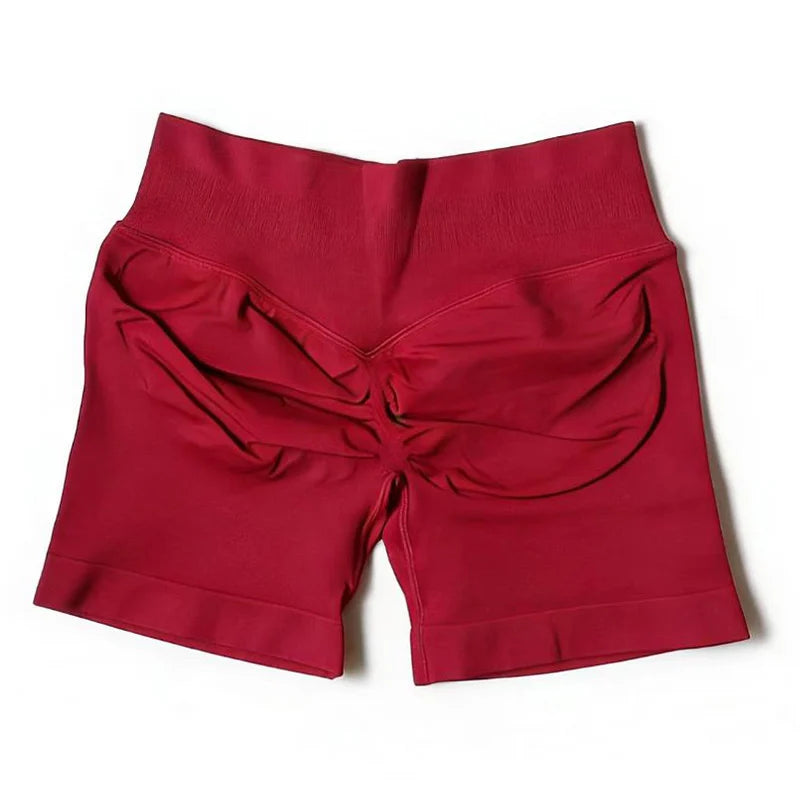 Shorts de impacto |   4.5 "fitness biker curto treino bottoms pilates correndo sem costura leggings ginásio mulher scrunch booty esportes shorts