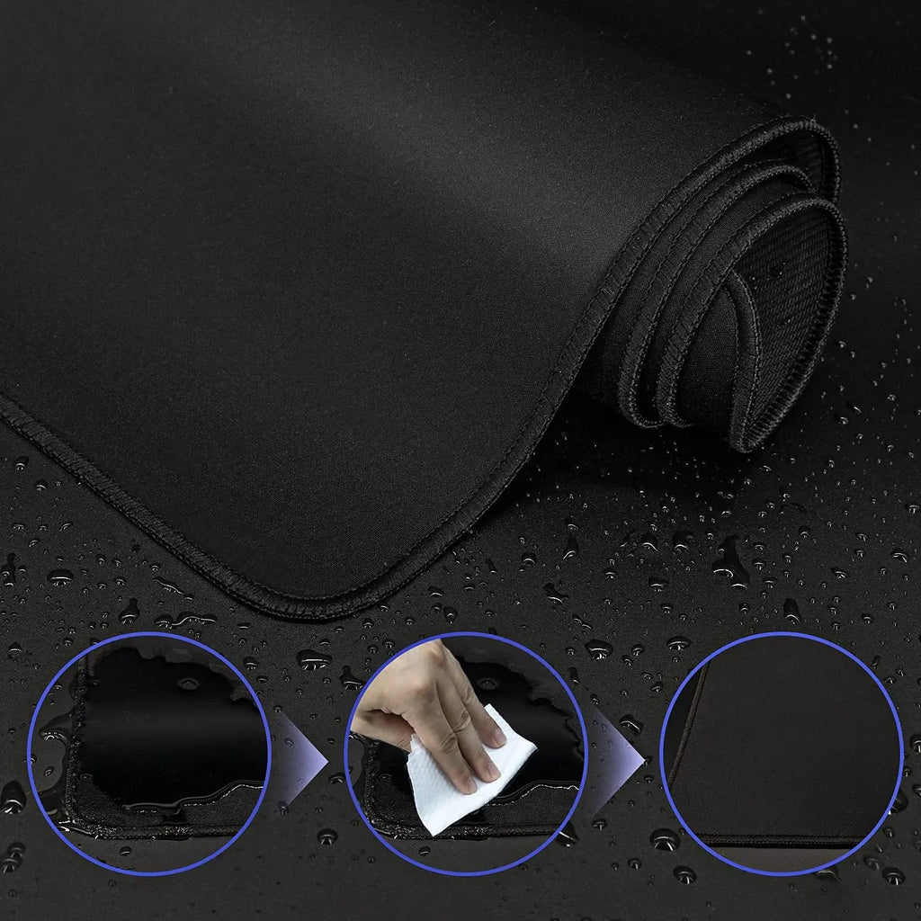 Grande Gaming Mouse Pad, tapete Gamer, PC Desk Mat, teclado preto, mouse pad do computador, XXL