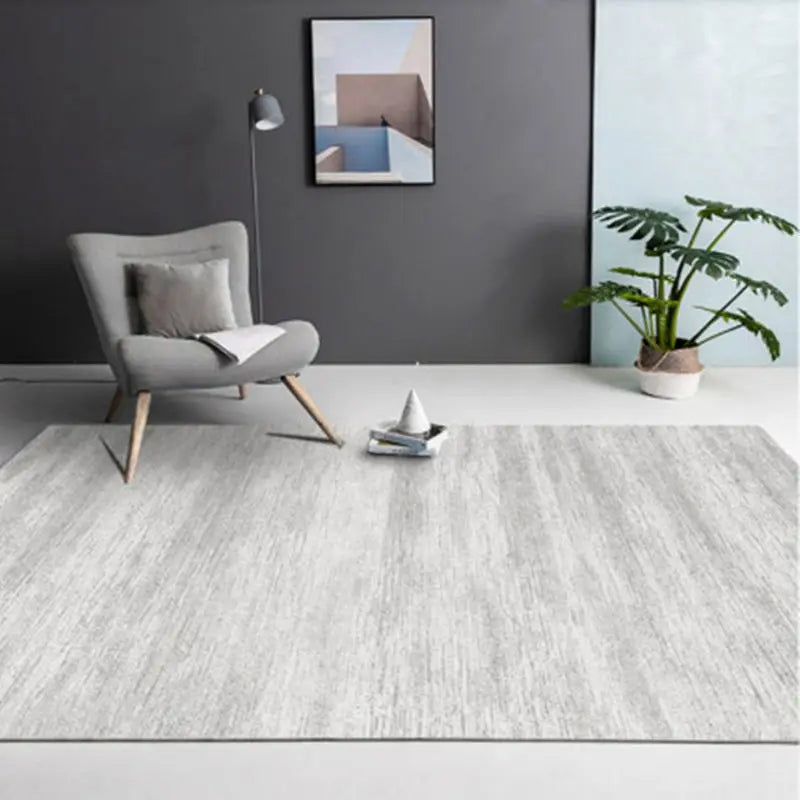 Moderno simples sala de estar decoração tapete grande área macia lounge tapete cinza nórdico para o quarto lavável anti-deslizamento tapete