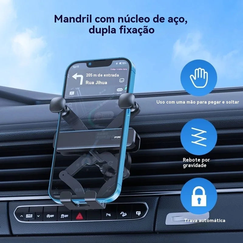 Suporte Smartphone Veicular Ar-Condicionado Articulado