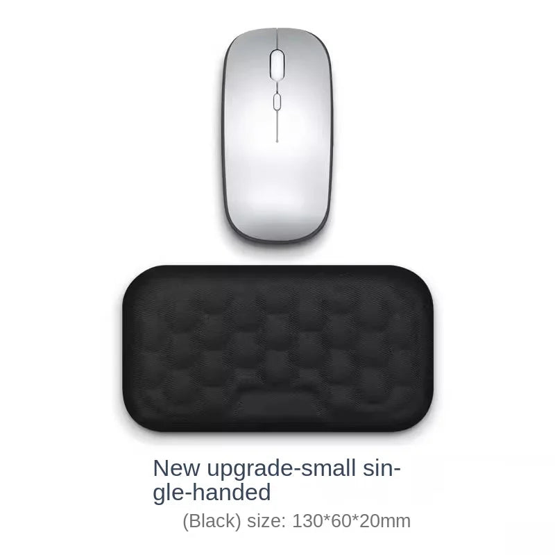 Conjunto de almofada de teclado de espuma de memória para computador de escritório laptop fácil digitação alívio da dor teclado descanso de pulso mouse pad computador mouse pad
