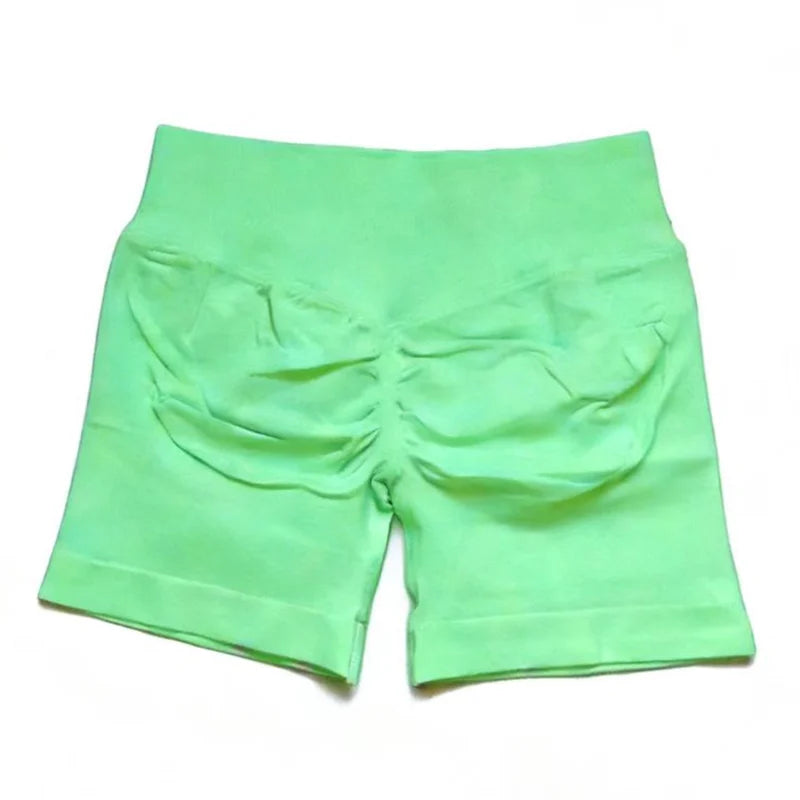 Shorts de impacto |   4.5 "fitness biker curto treino bottoms pilates correndo sem costura leggings ginásio mulher scrunch booty esportes shorts