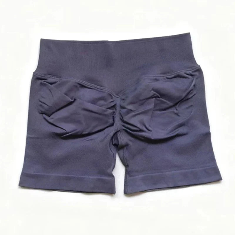 Shorts de impacto |   4.5 "fitness biker curto treino bottoms pilates correndo sem costura leggings ginásio mulher scrunch booty esportes shorts