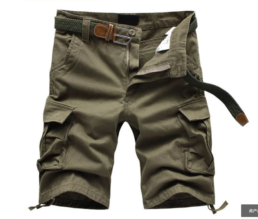 Bermudas Masculinas de Verão 2026: Shorts Xadrez da Moda, Casuais, Militares e Cargo Sem Cinto