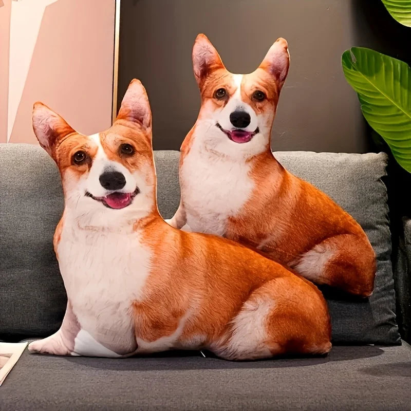 Retrato de animal de estimação gato cachorro imagem travesseiro personalizado para o natal, ação de graças, comemoração de animais de estimação, várias almofadas de pelúcia de animais